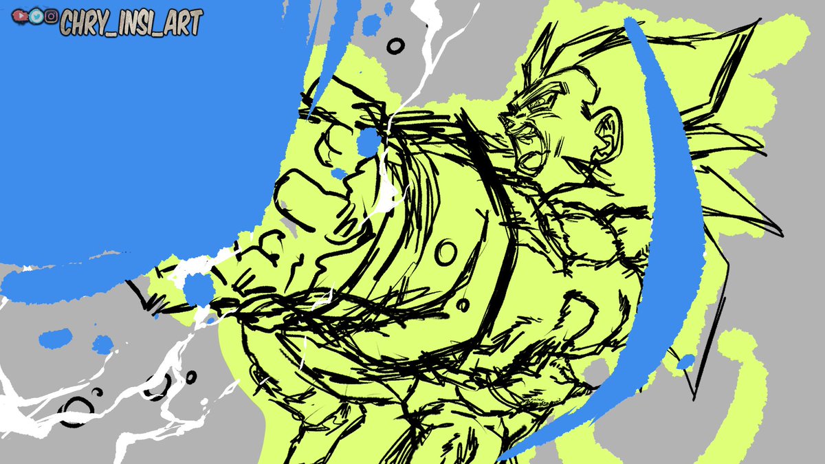 chry_insi_art's tweet image. This is gonna be one of my best in my opinion... see you soon with the colored post! #FinalFlash #Vegeta