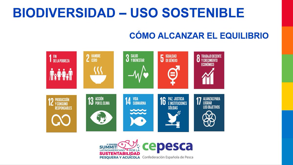 CEPESCA's tweet photo. ‘El sector es muy consciente de la importancia de proteger la #biodiversidad y mantenemos un compromiso con la #sostenibilidad que se refleja en avances en estado #stocks y en proyectos como #FishRecycle @PesConect_ y #KnowtoProtect, entre otros”: Javier Garat #SLSPA2020 https://t.co/gEGM6UfVvh