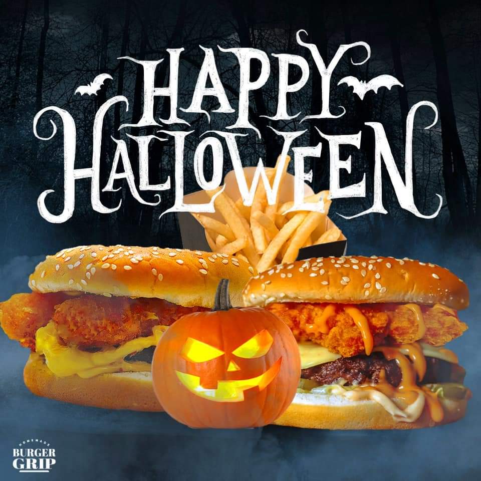 BurgerGrip's tweet photo. Happy Halloween 🎃 👻 
بمناسبة الهالوين والرعب اللي في ارجاء المكان
 متخافش برجر جريب , مش ناسيكم اي اوردر هيتطلب 
علية باكت بطاطس وعلبة صوص🍔 🍟
دلوقتي تقدر تطلب اي اوردر من BurgerGrip وانت في مكانك ويوصلك باسرع وقت 

كلمنا علي : 01003593567 

#BurgerGrip #quality_is_everything https://t.co/euUJdeU3tu