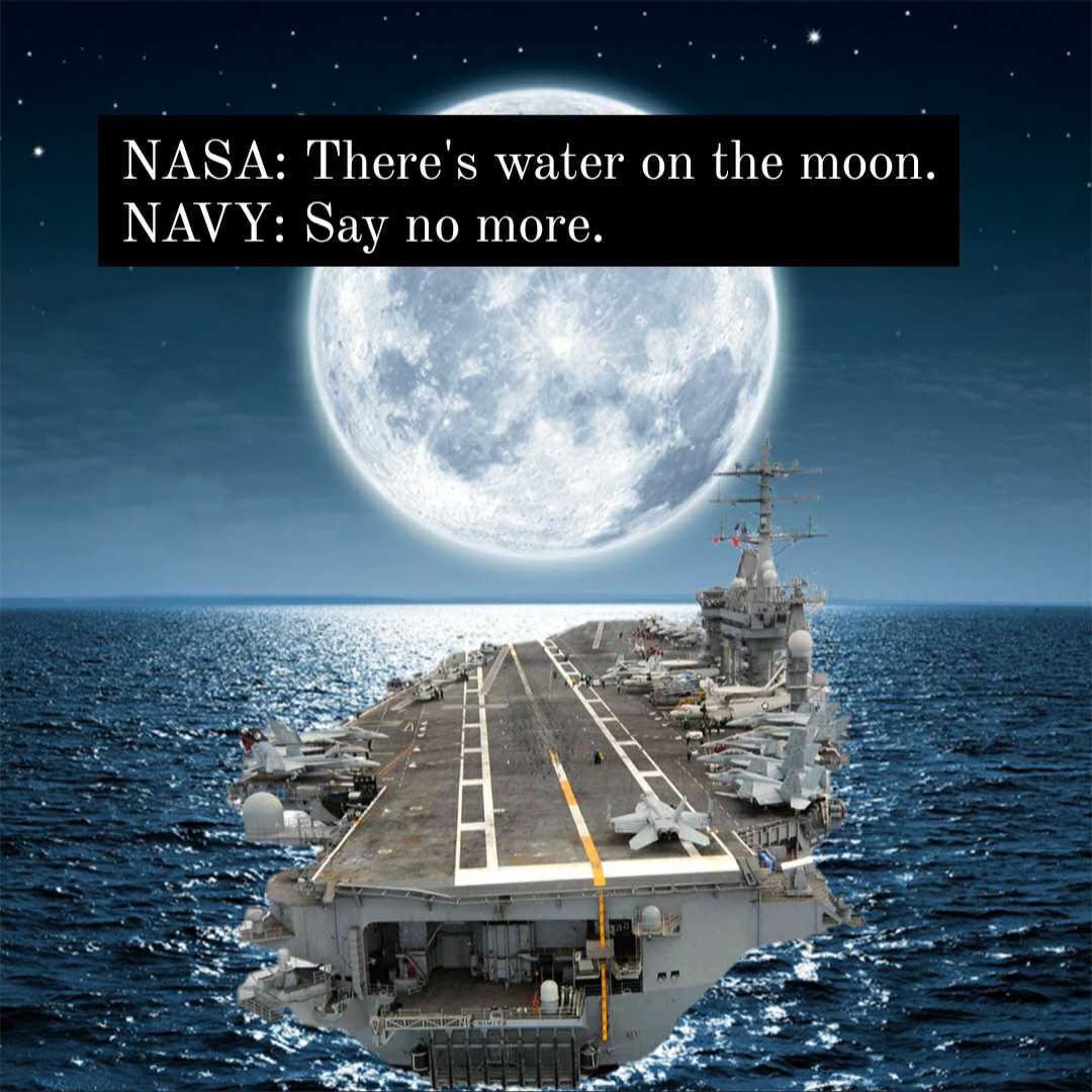 USNavy's tweet photo. To infinite-sea and beyond. 🚀 @NASA #nasa #usnavy #navyreadiness https://t.co/0wK6wc4kue