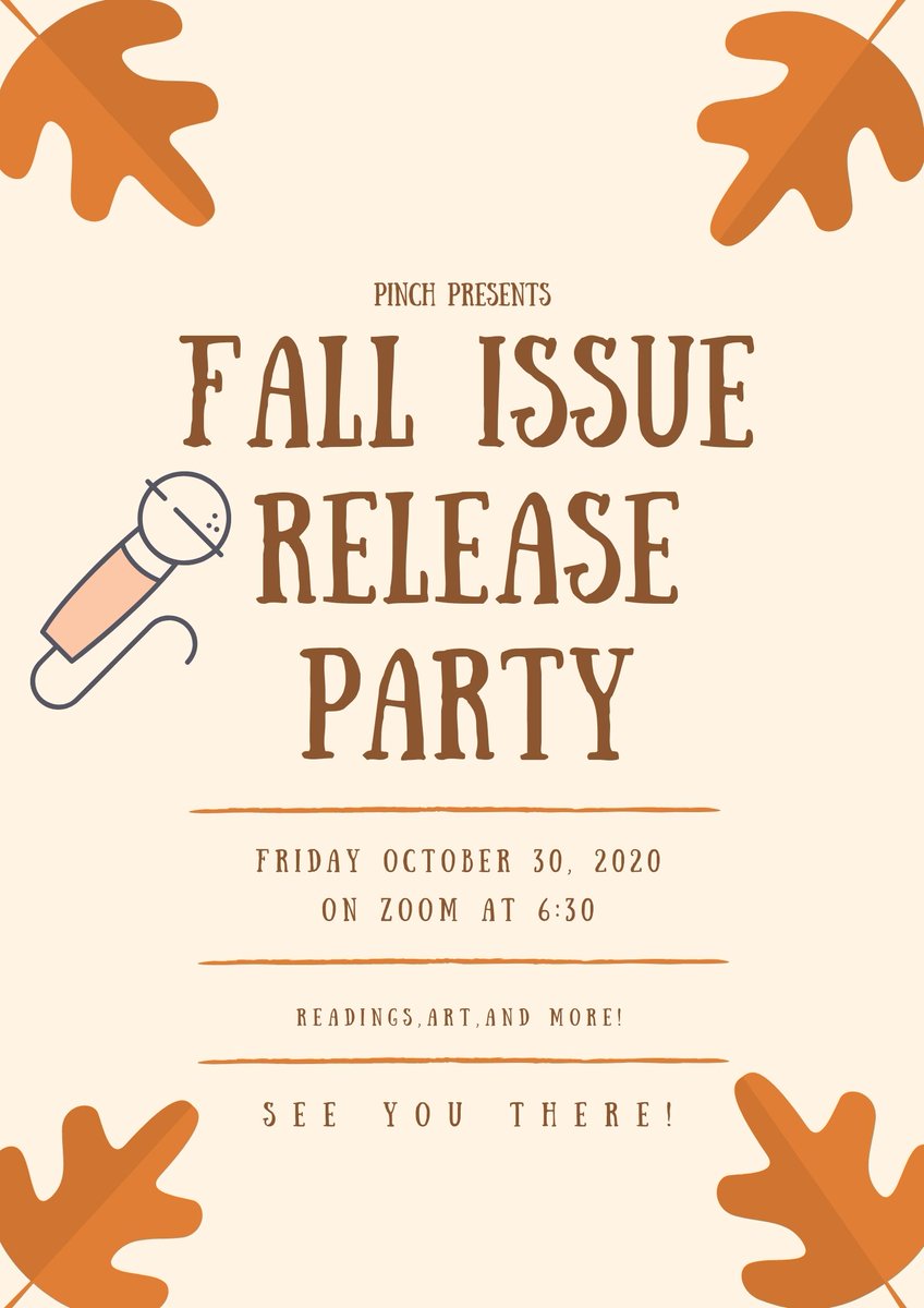 pinchjournal's tweet photo. See you tonight at 6:30 for our Pinch Release Party! #pinchpresents #mfainmemphis https://t.co/9FzCGh6o4F