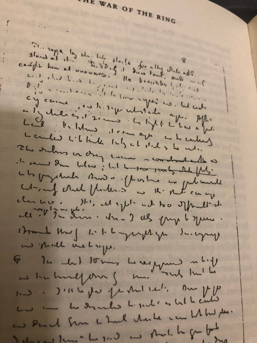 Anyway, Tolkien had terrible handwriting (and yes, this is very much the pot calling the kettle an indecipherable scribble).