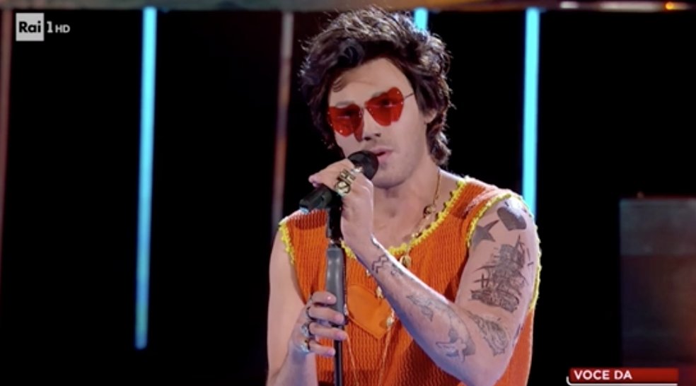 Tale e Quale Show (@taleequaleshow) on Twitter photo Il ritorno di <a href="/Framontereal/">francescomontereal</a> nei panni di <a href="/Harry_Styles/">Harry Styles.</a> con “Watermelon sugar”!
Il vostro giudizio?
#taleequaleshow Il ritorno di <a href="/Framontereal/">francescomontereal</a> nei panni di <a href="/Harry_Styles/">Harry Styles.</a> con “Watermelon sugar”!
Il vostro giudizio?
#taleequaleshow