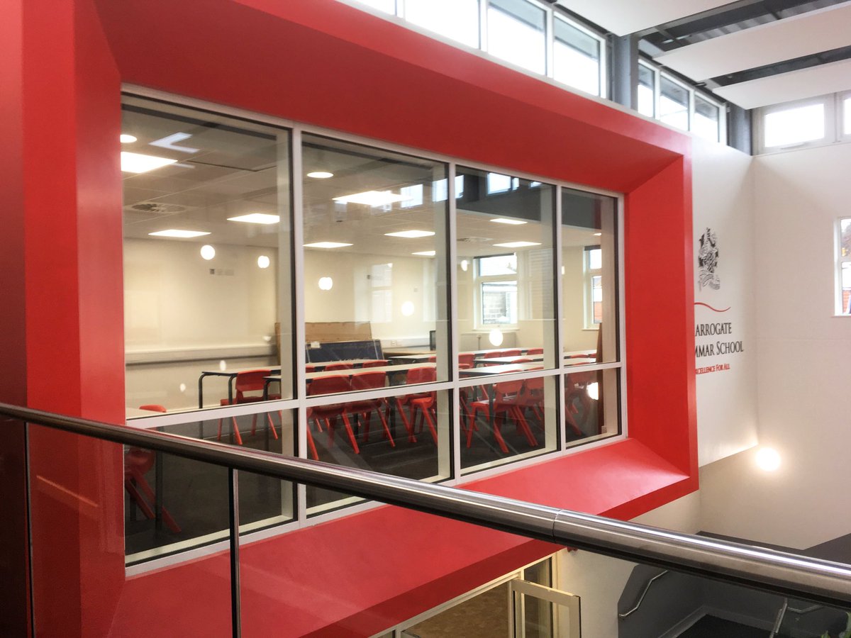 Handover day <a href="/HarrogateGS/">Harrogate Grammar School</a> with <a href="/bowmanrileyarch/">Bowman Riley</a> &amp; @SewellConstruc1 ready for the new term. Everyone was chuffed with the results and can’t wait for the young people of Harrogate GS to benefit from their new facilities