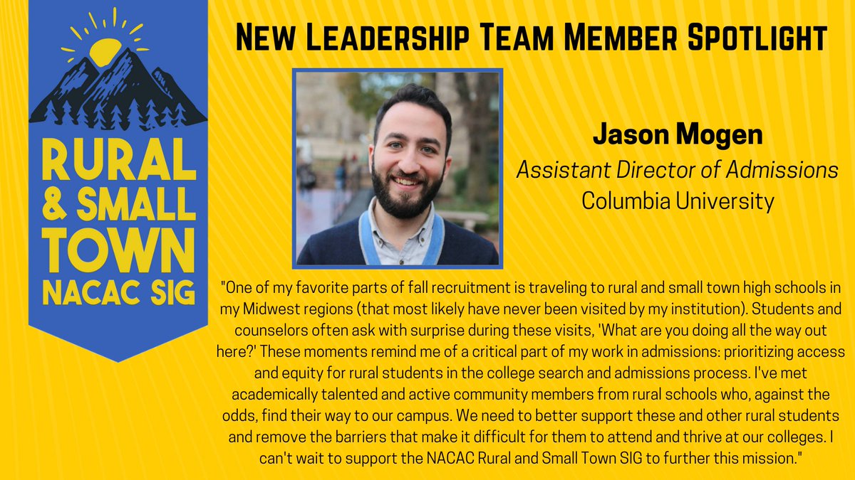 NACACRuralSIG's tweet photo. Jason Mogen @hamiltonhall https://t.co/2kZdH6dw9J