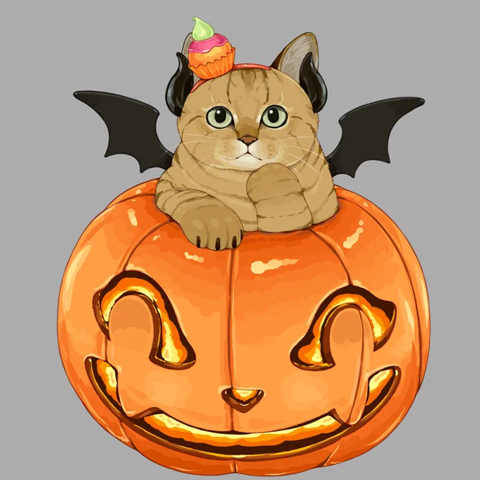 トリックオアトリート!(おやつをよこせ、いたずらもする)
#ハッピーハロウィン #ハロウィン 