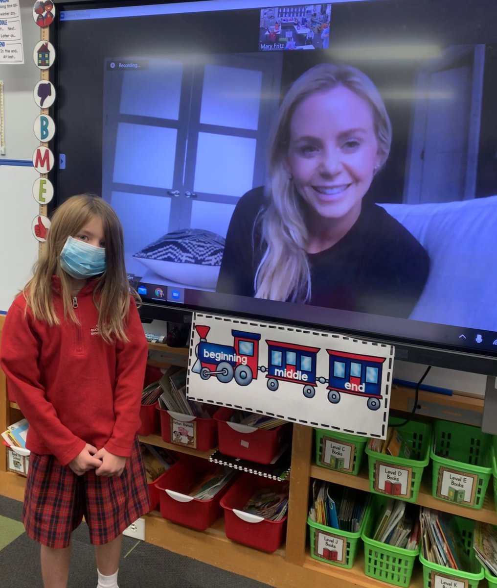 mmfshults's tweet photo. Can’t forget about both of our lovely guest readers this week in #1Fgses 🙌🏻📚 Thank you for joining us and answering our wide variety of fun questions! #1Fguestreader @gsesdallas https://t.co/CZvPtlv2d7