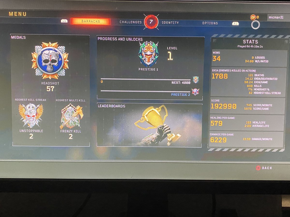 zMicman's tweet photo. Before I reset / Prestige 1 https://t.co/GeEnnAkstX