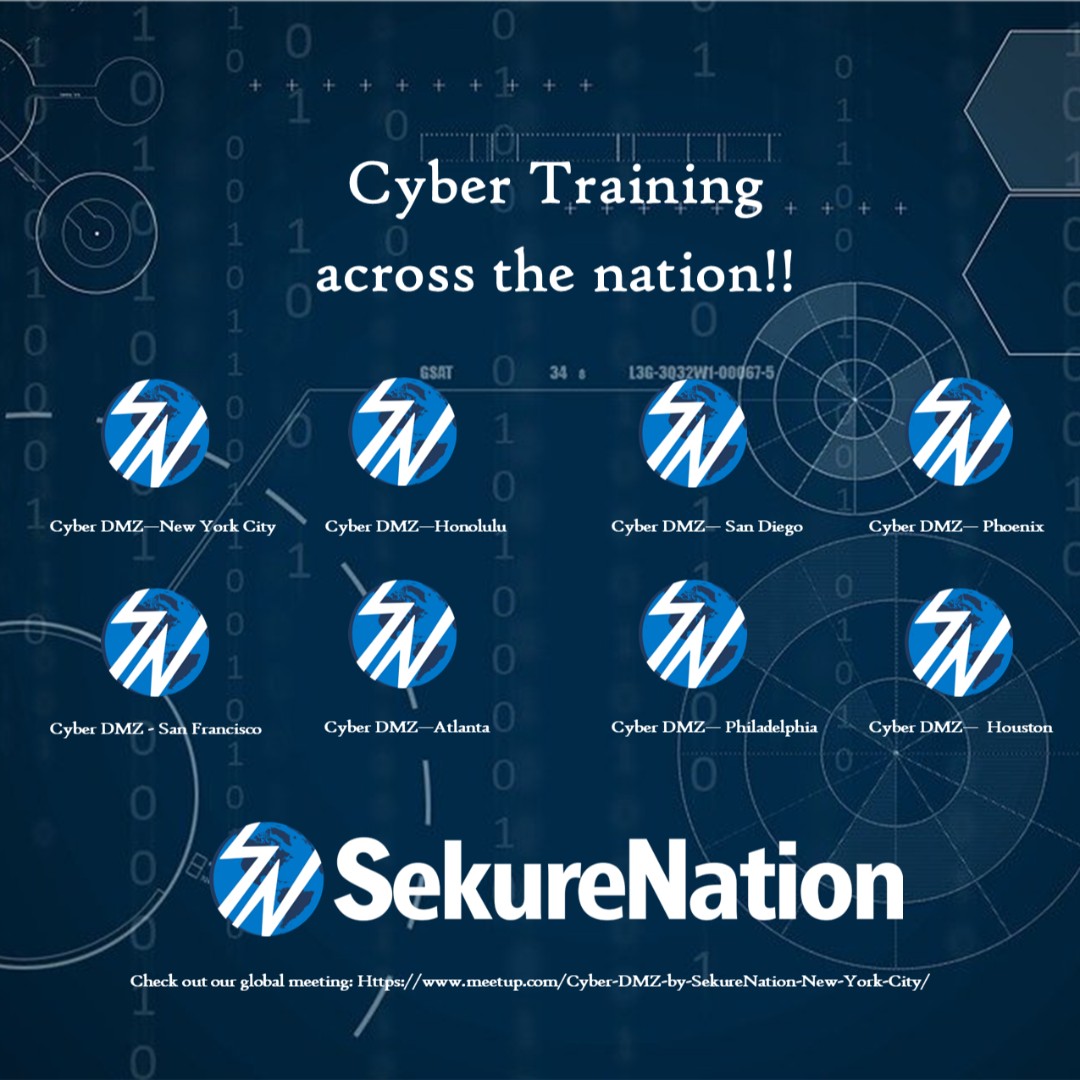 Check out our workshops &amp; training on Meetup as well!

meetup.com/Cyber-DMZ-by-S…

meetup.com/Cyber-DMZ-by-S…

meetup.com/Cyber-DMZ-by-S…