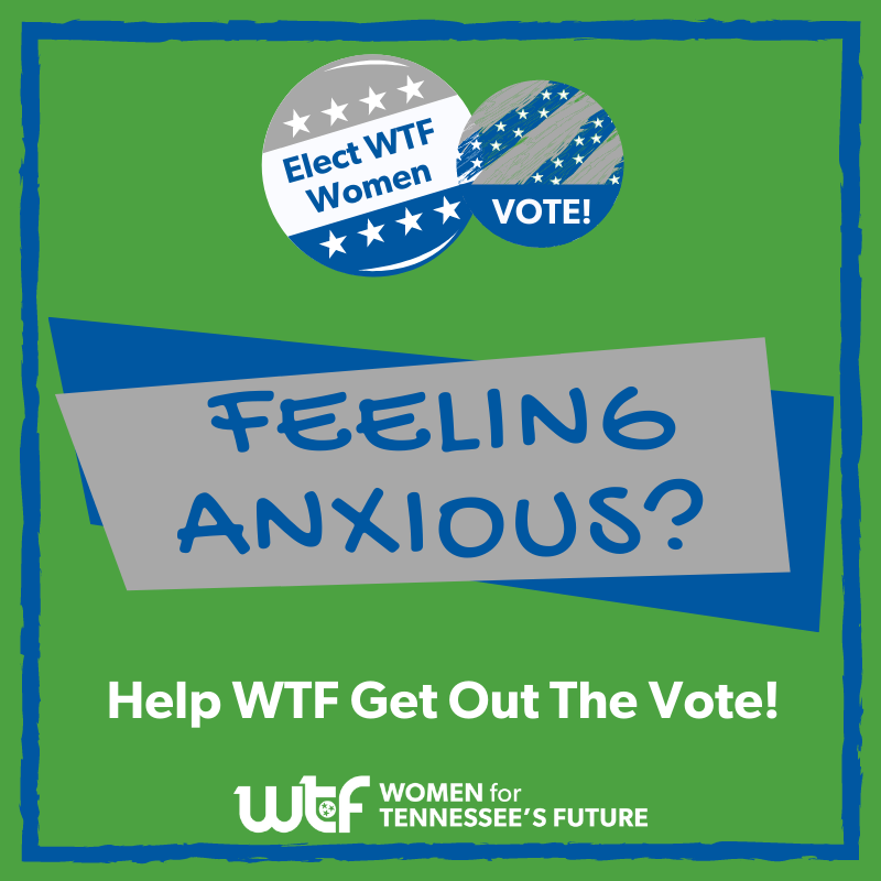 WomenTNFutureYL's tweet photo. Will you channel your anxious energy into action for one of our WTF-endorsed candidates before Election Day?

Volunteer needs:
✔️Phonebank Voters
✔️Text Voters
✔️Lit Drops
✔️Poll Visibility on Election Day

To sign-up, pls email: sarah@womenfortnfuture.org

Let's #ElectWTFWomen! https://t.co/1ErQyhvUWG