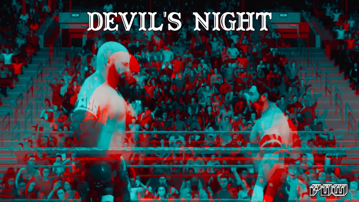 POW_2K20's tweet photo. LIVE from the MGM Grand Arena in Las Vegas, Nevada, POW Presents Devil's Night. In honor of tonight being Devil's Night, we are pleased to reveal the first official match to our next PPV which shares the same name. SYM will defend his CWGP Title against Wade War at Devil's Night. https://t.co/6bjBUNcSkL