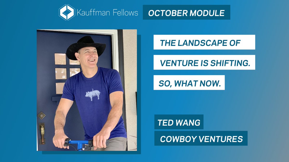 Thursday, we kicked things off with  @twang from  @CowboyVC who shared insights on how the landscape of VC is shifting. Thank you for joining us, Ted!