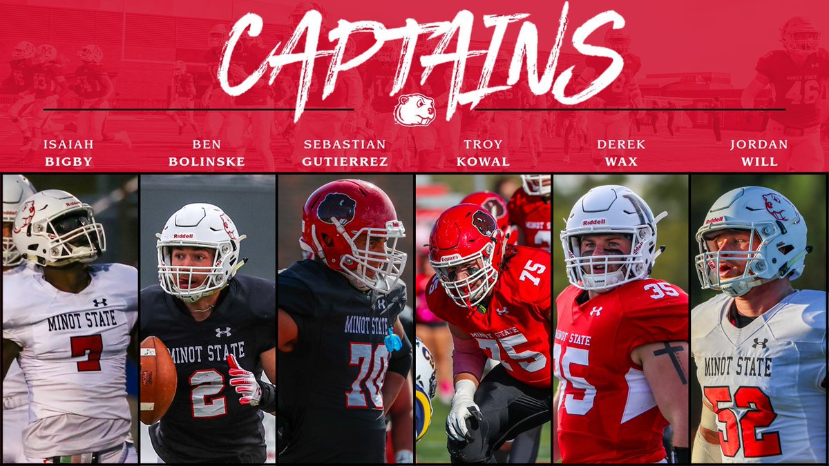 📣 Announcing your....
𝐁𝐞𝐚𝐯𝐞𝐫 𝐅𝐨𝐨𝐭𝐛𝐚𝐥𝐥 𝐂𝐚𝐩𝐭𝐚𝐢𝐧𝐬!

#GRIT 🦫
#BuildTheDam 🪓