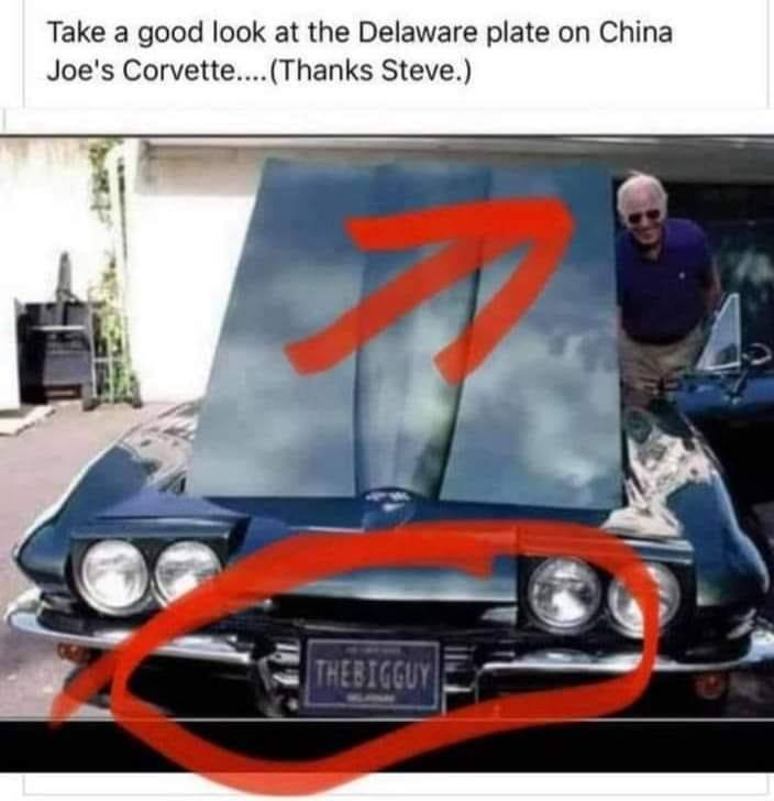 copter_six's tweet image. Look at Joe's licence plate...

Proudly Blocked by @Chris_S_WBA @rhonda_harbison @NotAtAllDumb1 @Greek_Deme @trump_bunker @StandForSomet10

#Veterans4Trump