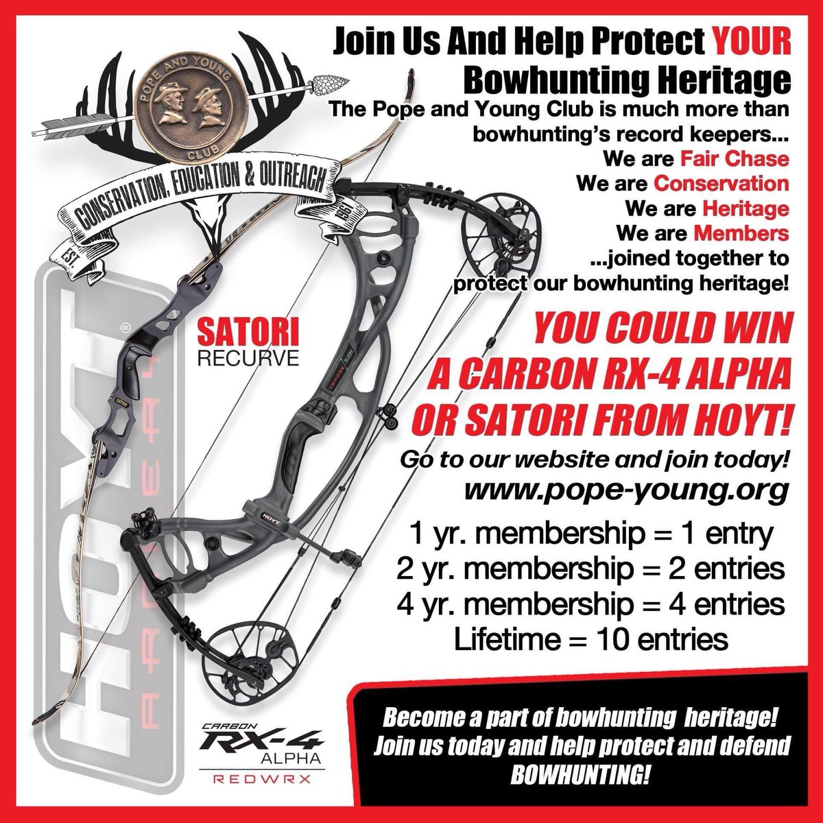 Pope & Young Club tweet media