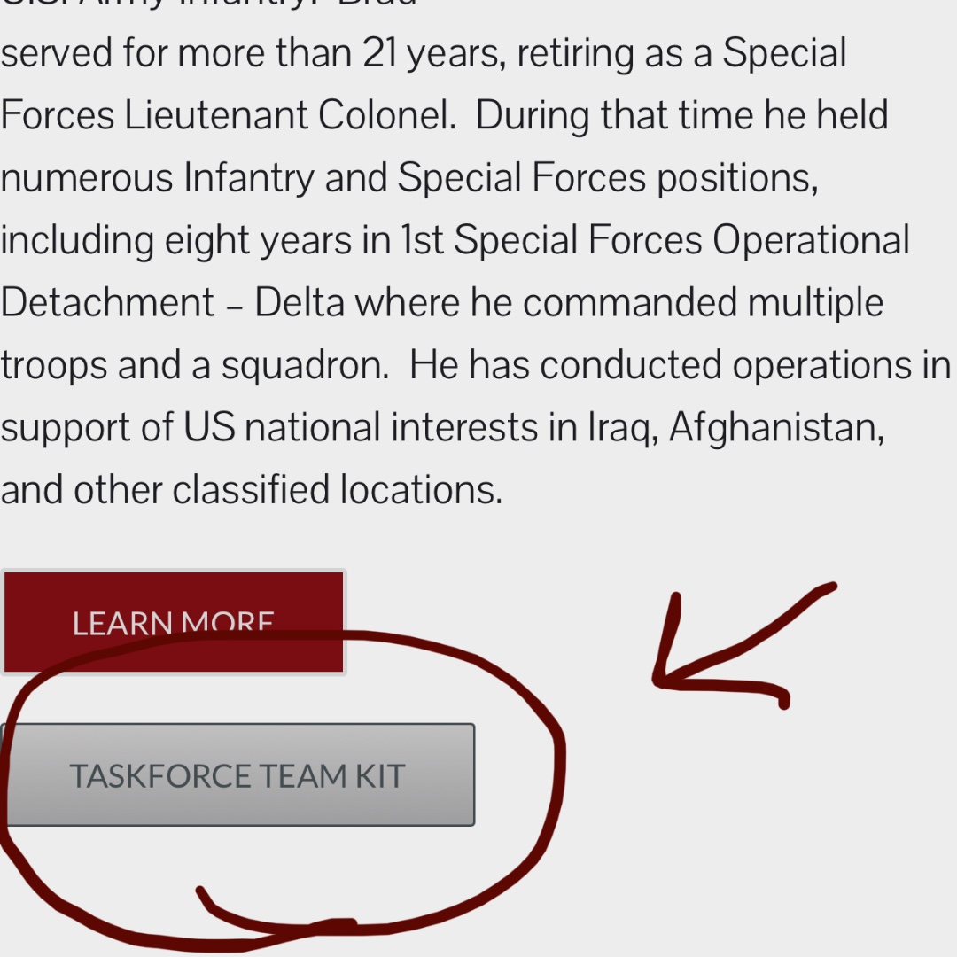 BradTaylorBooks's tweet photo. Our TaskForce Team Kit button is now live on my website. If you haven’t purchased your TaskForce Team mask, we still have a few left. Grab yours before they’re gone.

https://t.co/jKaSe1g8AS

#TaskForceTeam #BradTaylor #PikeLogan #Maskup https://t.co/zrx2xFdnV1