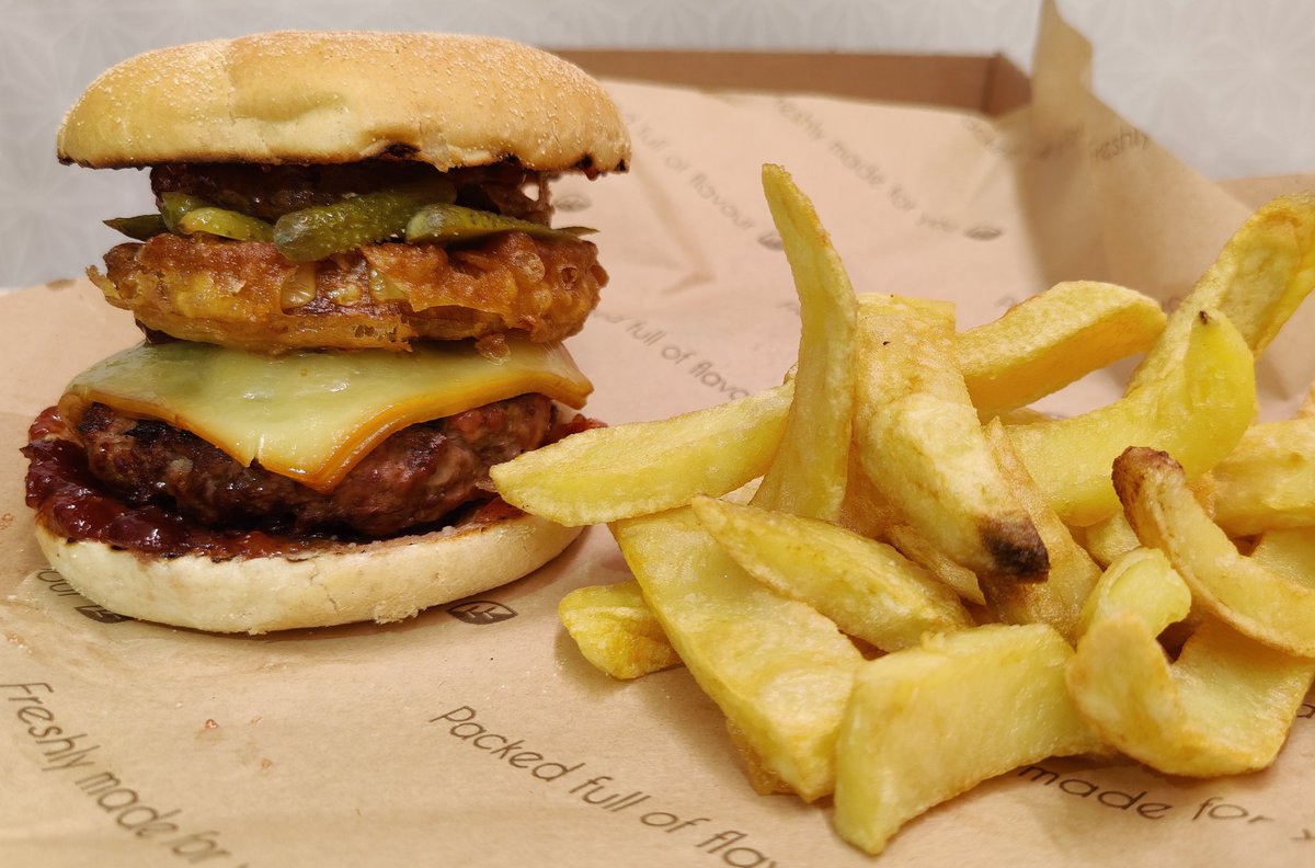 The weather may have turned a bit grim, but our Wild Venison &amp; Cranberry Burger from this weekends special Burger menu will cheer you up 🤤 Just 1 of the selection being served until 7pm tonight &amp; tomorrow . You can phone and preorder to save you waiting in the rain 😁