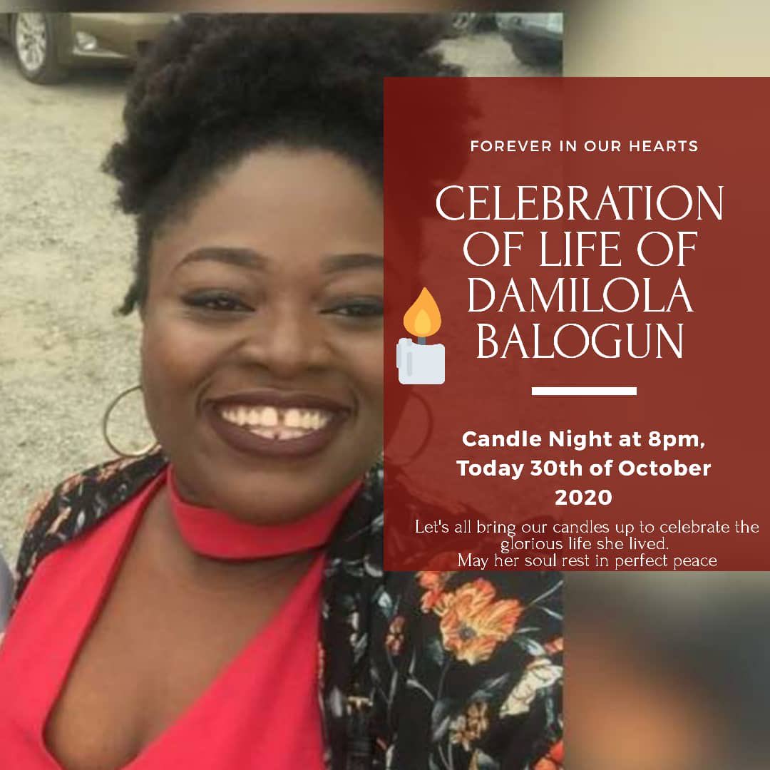 Tipheey's tweet photo. Hi everyone 
Please join u for a special candlelight service in loving memory of our baby Damilola. We just want to celebrate her. 
No tears
No regrets
No heartbreak emoji
Dami was good vibes so please light a candle for her. Thank you 
#tforce #khafinators #wellwishers https://t.co/qkndUxYJVP