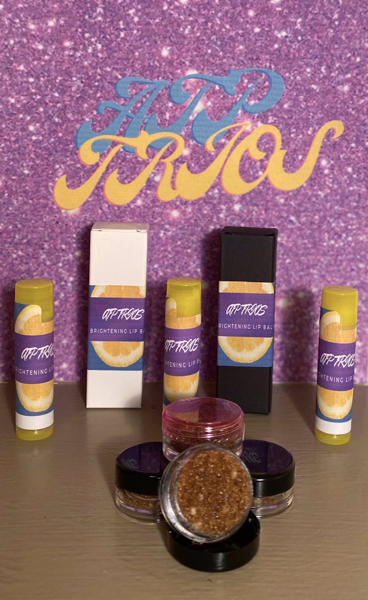 It’s that time of the year again where this is the season of chap lips!  OUR LIP SCRUB AND LIP BALM will do the magic for you.

Lip balm: Moistens, brightens, smoothes,restore lips👄 
Lip scrub: Removes dead skin, exfoliates,restore moisture in dry skin

atptrios.com