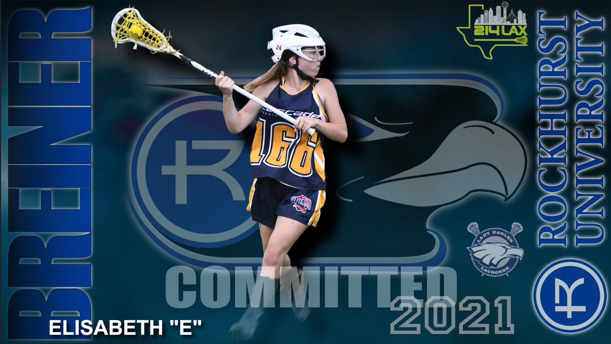 e_breiner's tweet photo. I am super excited to announce my commitment to further my lacrosse and academic career at Rockhurst University! Thank you to my family, friends, and coaches for all the love and support through the recruiting process, here’s to the next 4!!! GO HAWKS!!! 💙💙 #committed https://t.co/GtnRNRcnUK