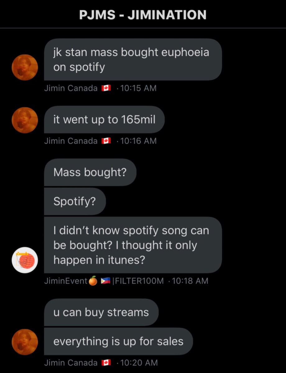 they also said that my time and euphoria streams are fake and bought