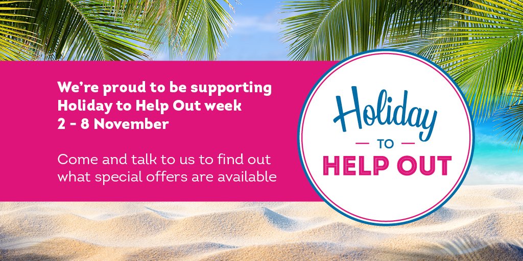 MoseleyTravel's tweet photo. ☀️We're excited to be taking part in the Holiday To Help Out campaign!☀️
For more details and to grab a holiday bargain, contact MOSELEY TRAVEL:
☎️ 0121 442 4499
📧 enquiries@moseleytravel.com https://t.co/LifitcYiPR