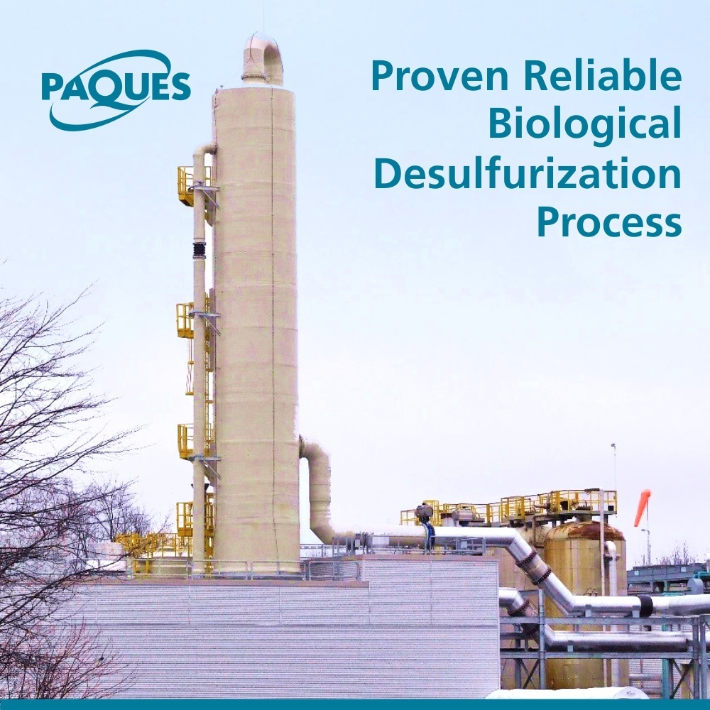 Paques_US's tweet photo. When #biogas is produced through any form of anaerobic digestion, it will be mostly polluted with hydrogen sulphide. The THIOPAQ® #desulphurization process removes this compound cost effectively at very high uptime.
Learn more:
https://t.co/oXQeIGzSB4 https://t.co/VsJJM7MVnc