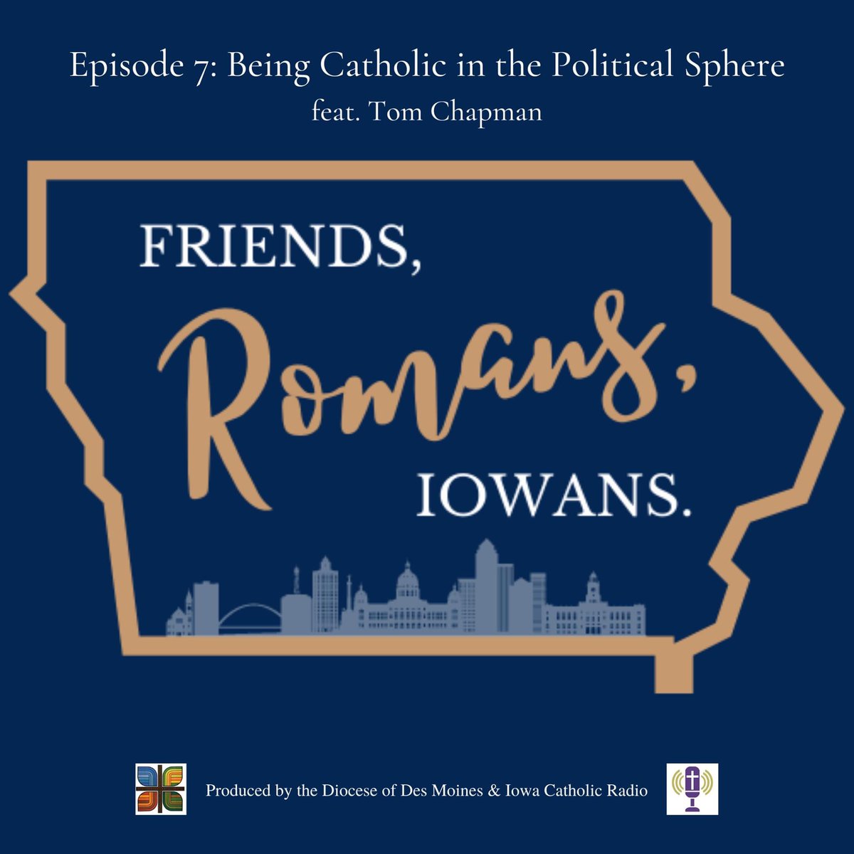 FRIPodDM's tweet photo. #FRIpodFRIday!  Tom Chapman, Director of the @IACatholicConf, the public policy voice of the Catholic bishops of Iowa, joins the show for a timely and authentic conversation about the role of a Catholic in the political sphere today.  Check it out! #Election2020 https://t.co/LoZGV7wyPq