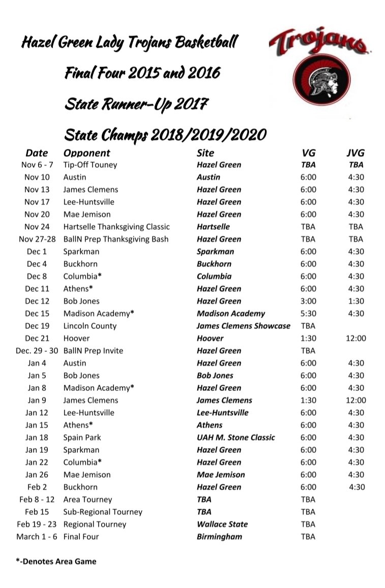 HGHSGirlsBBall's tweet photo. The official schedule for the 2020-2021 season! 
#SomethingToProve https://t.co/rBAGyapgnJ