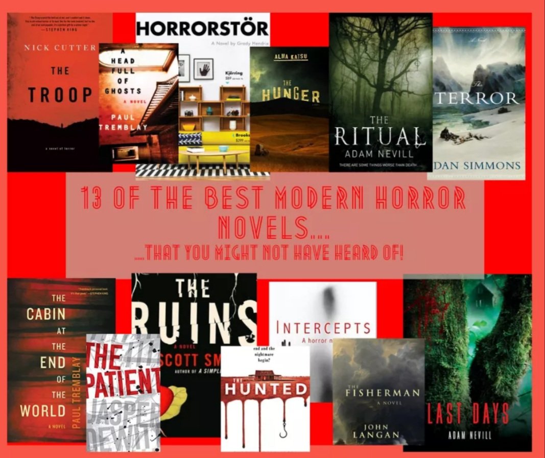 GaryRenton2's tweet photo. My local Dublin library is really repping some of the best modern horror novels in time for Halloween.
@almakatsu @grady_hendrix @paulGtremblay #adamnevill #dansimmons #nickcutter #gabrielbergmoster #jasperdewitt #johnlangan #tjpayne #scottsmith https://t.co/2vz229sHgF