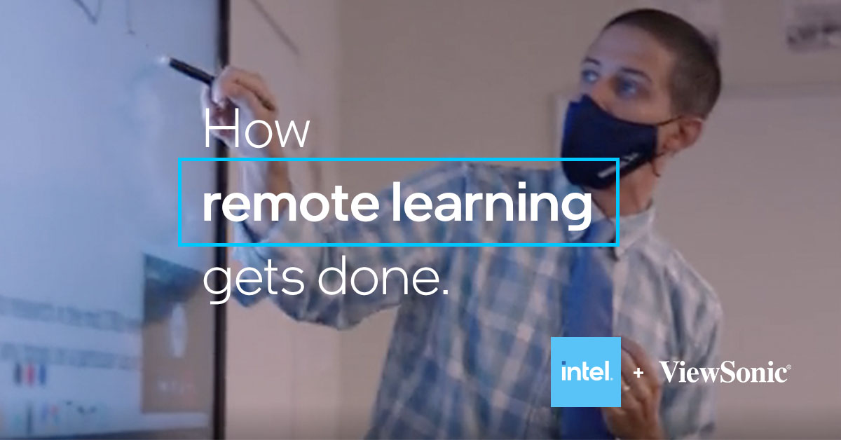 JoeJensenIntel's tweet photo. Whether it’s in the classroom or the living room, @ViewSonic knows interactive learning is essential. So proud of our partnership, and how we used enhanced #connectivity to bring this #RemoteLearning tool to @baeagles. #IAmIntel https://t.co/94TsvSbdqr https://t.co/2sAPgjrw2y