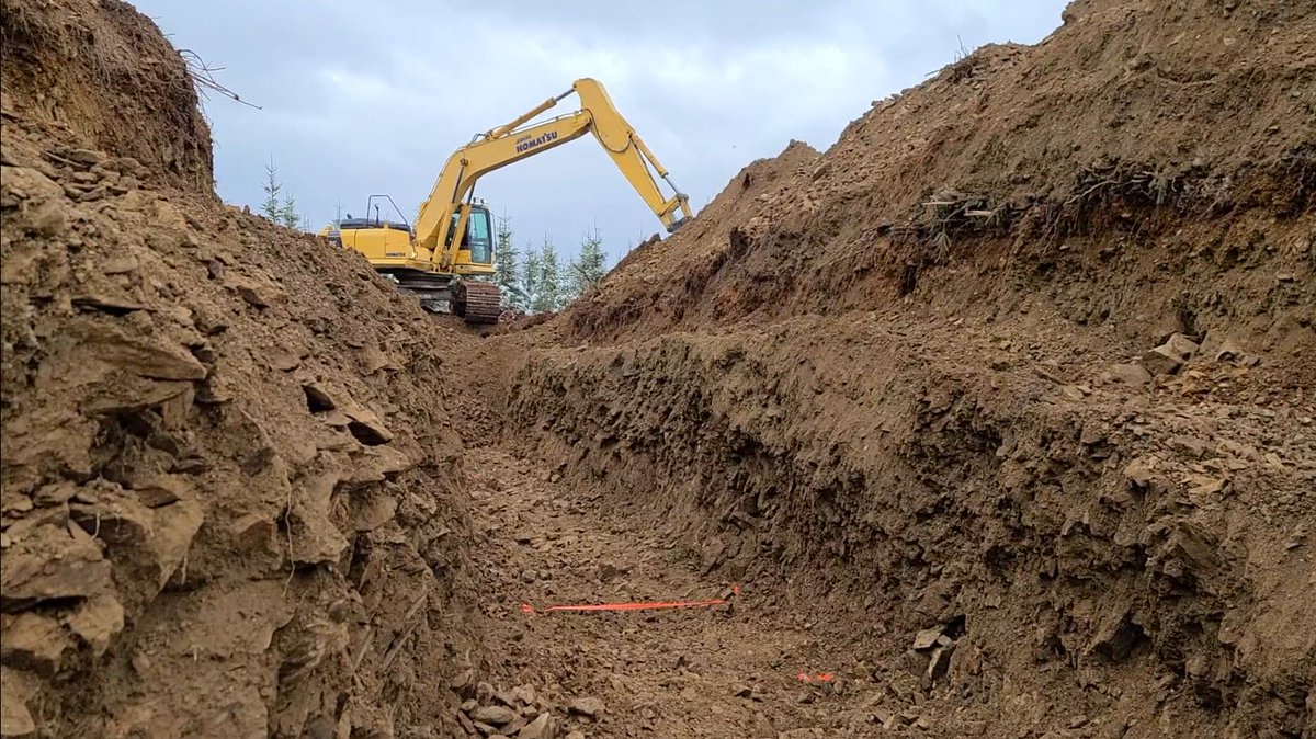 ExplorationPuma's tweet photo. Trenching work continues at our flagship Williams Brook property!
#goldexploration #juniormining #canadiangoldstocks https://t.co/bQy5Y3pLYg