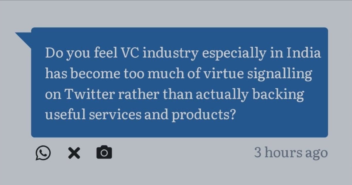 We're doing our best. We obviously consider what we back "useful". In fact, the opposite criticism is equally fair - that we back only useful services, not wacky ones.As for virtue signalling on Twitter, it is the human condition. VCs are far from the only culprits.