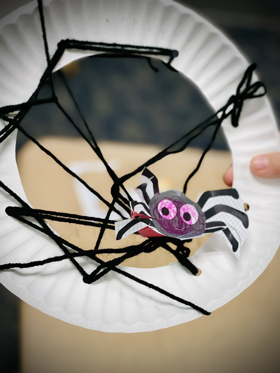 mrs_shaffer1213's tweet photo. STEM today in first grade. Would your web hold your spider? @ConverseElem #firstgrade #HallowsEve... #fullmoon... #gottakeepitfun ๐ฌ https://t.co/t0ZgZlFGPg