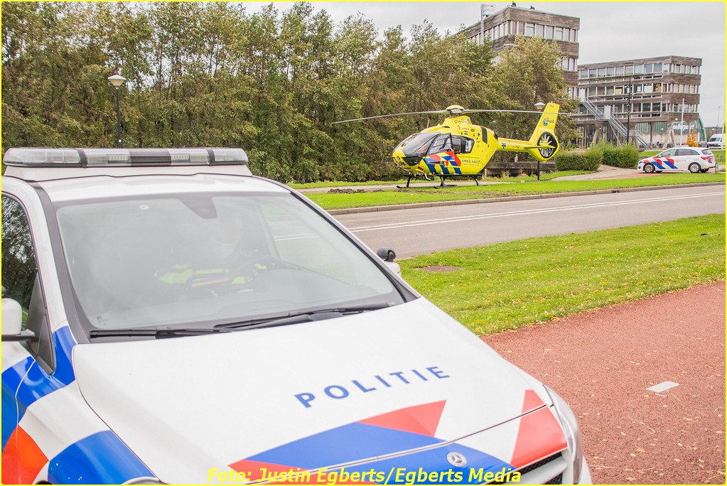 Lifeliner 2 naar ernstig ongeluk in Woerden ..
