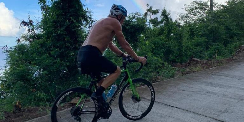 Virgin's tweet photo. .@richardbranson has completed two more stages of the virtual #StriveChallenge – the 100k cycle and the swim.
Have you been taking part?: https://t.co/KjXzB7KGO9 https://t.co/ip9lBzwKPi