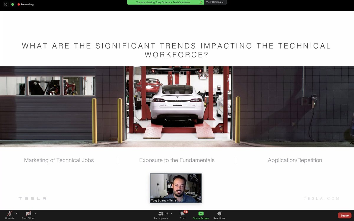 ShehzadBhojani's tweet photo. Takeaways from @TonySciarra re: #workforceskills stu need to develop for @Tesla at the Adv Transportation & Logistics Advisory @cte_iedrc
✅ #Fundamentals
🔧Turn Wrenches
📐Take Measurements
☑️#PracticeTheBasics
@SBC_Alliance @InlandEmpireJob https://t.co/hgfQP7kUOg