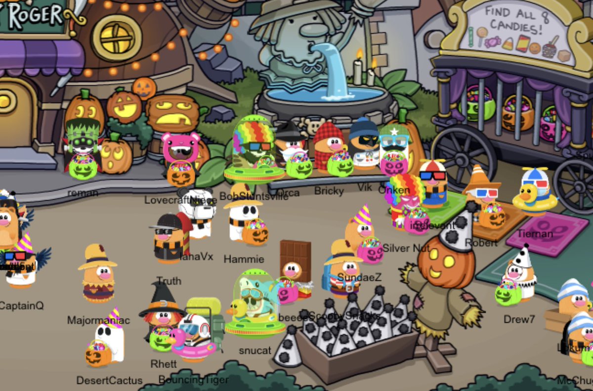 CritterCircleBC's tweet photo. The Halloween Candy Hunt has started on Box Critters! Find the eight pieces of candy to collect the three pumpkin buckets!

Huge thanks to the entire team for making this years Halloween event possible! #boxcritters https://t.co/YeoxzAUc3F