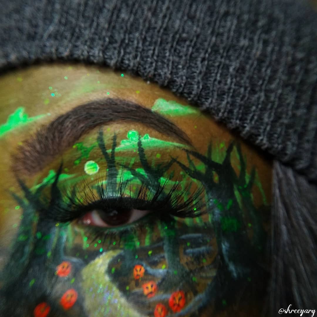 ShreeyaG's tweet photo. Mystical forest 🎃💚🧙

@MorpheBrushes 35M Boss Mood &amp; 39A Dare to create palette
@kryolanindia aquacolour palette A

#morphe #morphebrushes #morphe35M #morphe39A #morphebabe #kryolan https://t.co/6P1pHzIqNW