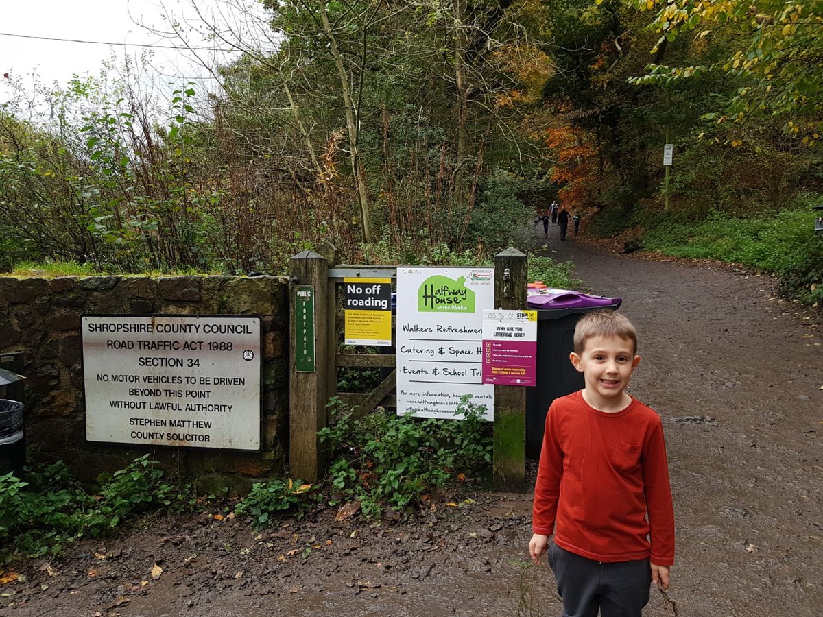 MegShez's tweet image. Great morning walking around the Wrekin for Freddie’s half term challenge, even managed to spot a Dear! @HLC_Primary @Mr_Johnson97