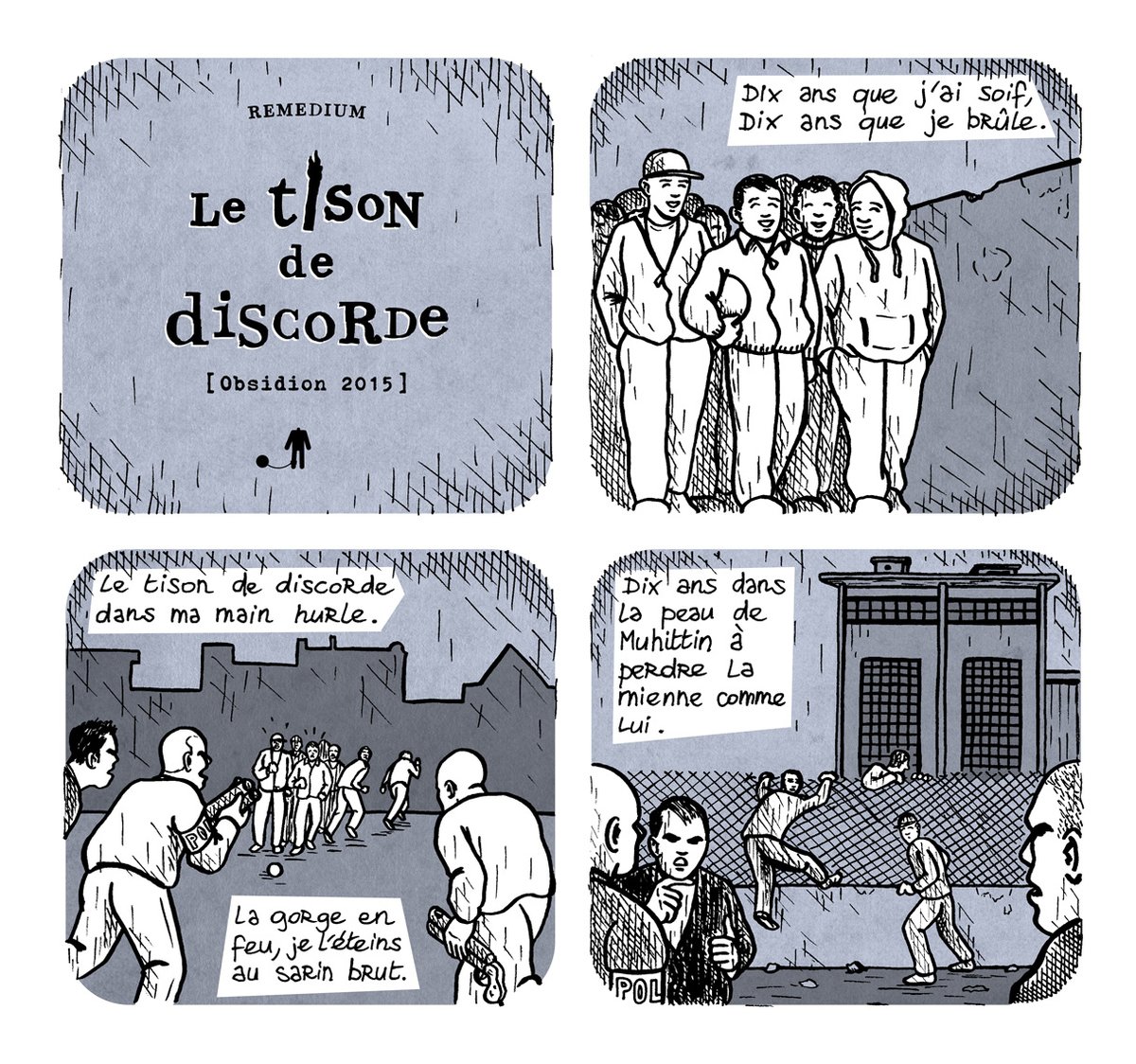 RemediumTimoris's tweet photo. En souvenir de #ZyedetBouna, voici "Le tison de discorde", un récit réalisé pour @libe et @LeBondyBlog à l’occasion des dix ans des #émeutes, en 2015.
#ViolencesPolicières #Sarkozy #bondyblog #ClichysousBois #Obsidion #revolte #Muhittin https://t.co/Ei6nB0aNff