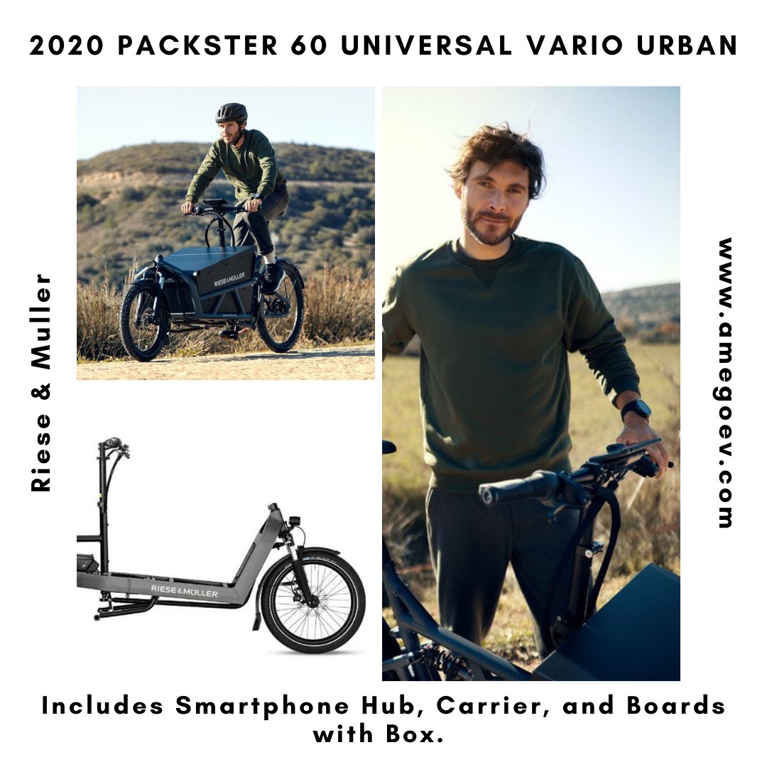 The R+M Packster 60 is extraordinarily versatile and surprisingly easy to ride. With an impressive 60cm cargo area and 200kg capacity, and powerful Bosch CX motor, you have plenty of room for big loads and plenty of power to make peddling them easy. In-Stock Now!