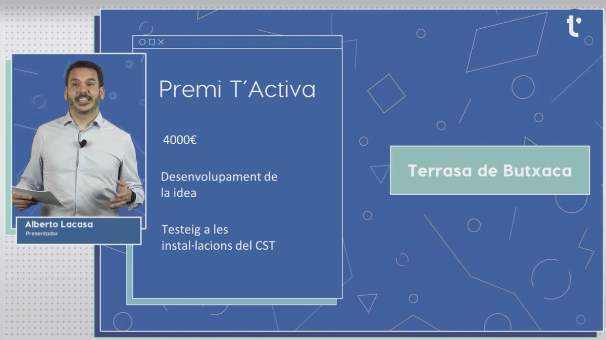 Trsempresa's tweet photo. Enhorabona a l'equip guanyador del @Tactiva_cat, #Terrassadebutxaca amb "Casal a casa" una plataforma amb activitats i diferents continguts per fer front a la #Solitudnovolguda. Podeu conéixer tots els projectes guanyadors a https://t.co/gBI7poSxiY https://t.co/9SgGCrdj1a