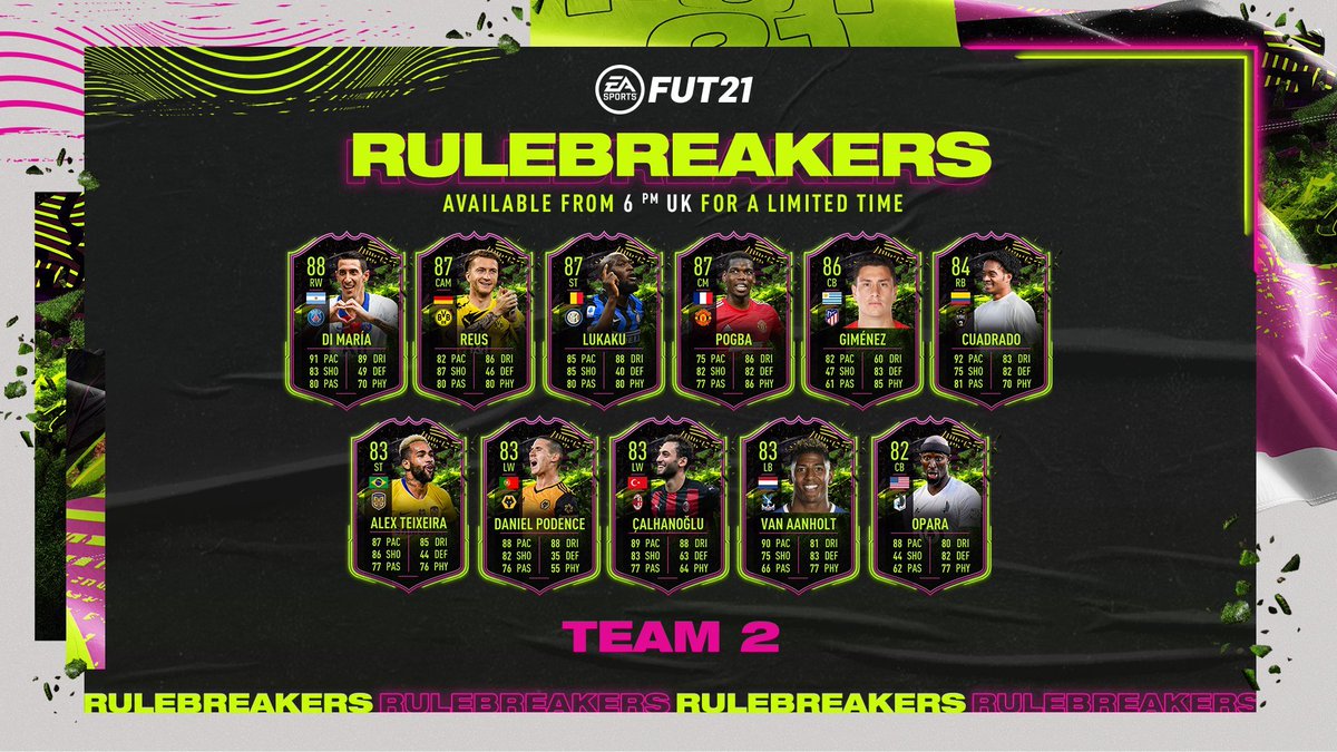✅EQUIPO 2 RULEBREAKERS EN #FUT21