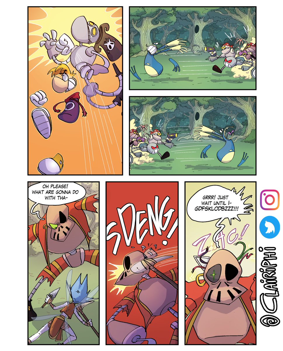 clairiphi's tweet photo. Rayman Nightmarish chapter 2 (Waaty) FINAL PAGES! 💖💖
(Lettering and color correction by Thepinna on IG✨)
#Rayman #raymannightmarish #comic #rayman2020 https://t.co/qwbvJUiCv4