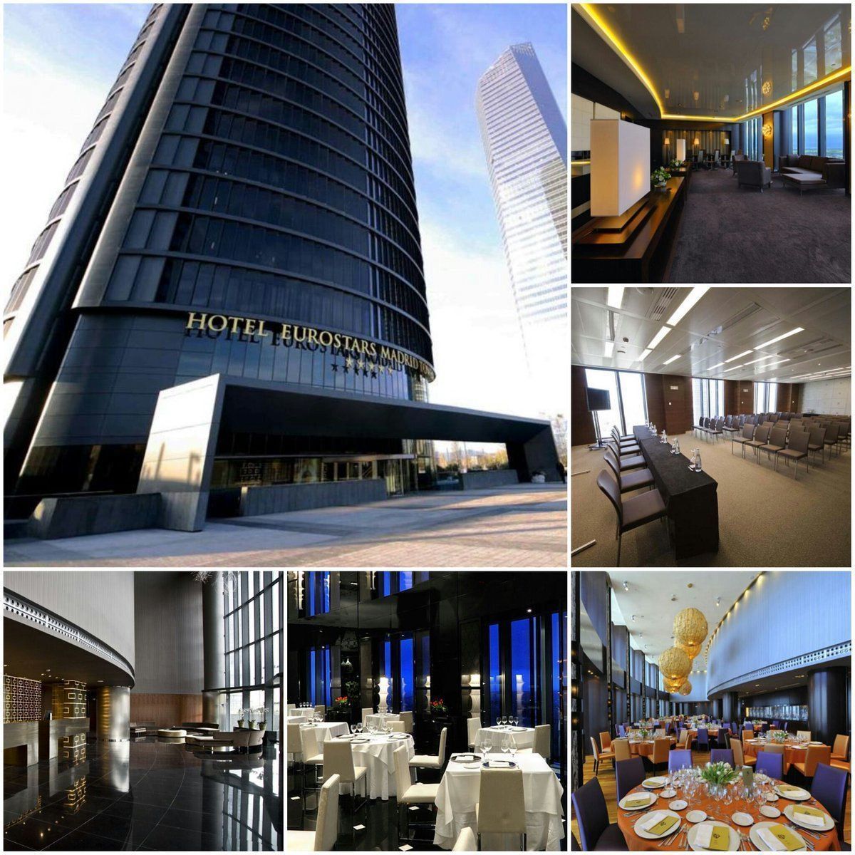 bookingarea's tweet photo. Garantiza el éxito de la celebración de sus eventos en #Madrid Tower @Eurostars https://t.co/W2y15zLdmW https://t.co/U9xtAvczAB
