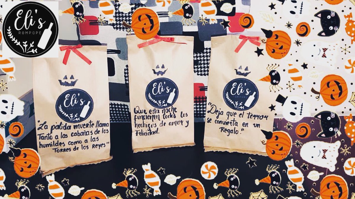 #EliRompope “Que esta noche funcionen todos los hechizos de amor y felicidad” 😍 🎃 👻 #happyhalloween🎃 👻