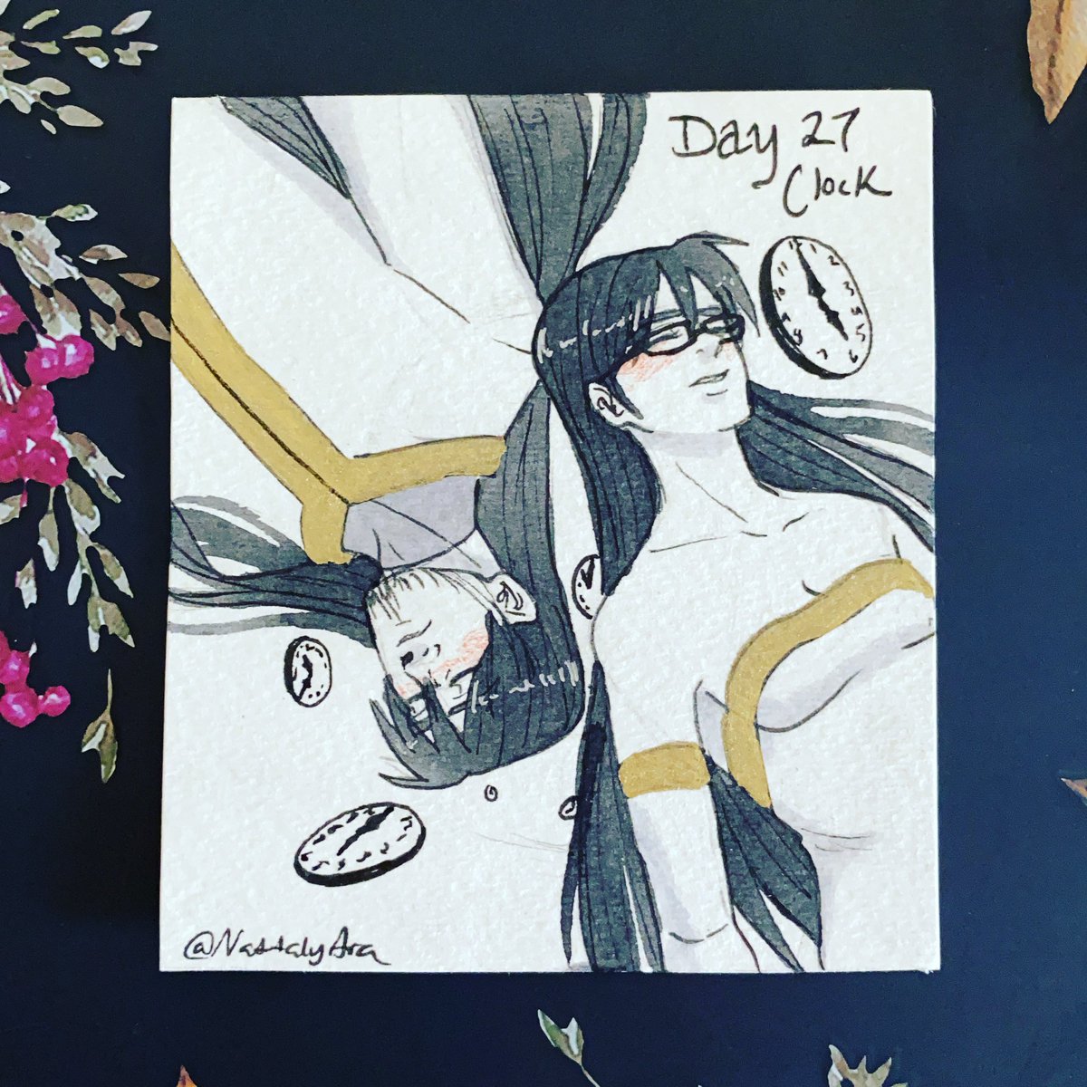 NattalyAra's tweet image. Day 27: Clock

#clock #clocktime #ticking #clockticking #grandfather #granddaughter #grandpadaughter #brinktober #inktober2020 #inktober