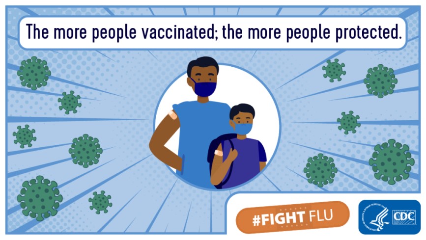 DohOrange's tweet photo. Help prevent the spread of #Flu: #MaskUp, #LatherUp your hands w/ soap &amp; water, and Roll your #SleeveUp for a flu vaccine #flufreefl https://t.co/J60RIFPYQO
