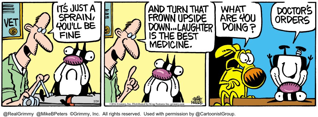 thecomicstrips's tweet photo. Today: #Smiles!
This Mother Goose and Grimm #comicstrip is archival.
Checkout your local newspaper to see today's @RealGrimmy #comic about smiles!
#SmileComicStrips #SmileComics #MotherGooseandGrimm #newspapercomicstrip #Newspapercomicstrips #comics #comicstrips https://t.co/JPQJD6MAJd